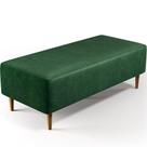 Puff Decorativo Sala de Estar Bali W01 Pés Palito 120x50 cm Facto Verde Musgo - Lyam Decor Puff Decorativo Sala de Estar Bali W01 Pés Palito 120x50 cm Facto Verde Musgo - Lyam Decor