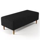 Puff Decorativo Sala de Estar Bali W01 Pés Palito 120x50 cm Linho Chumbo - Lyam Decor Puff Decorativo Sala de Estar Bali W01 Pés Palito 120x50 cm Linho Chumbo - Lyam Decor