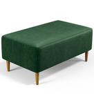 Puff Decorativo Sala de Estar Cléo W01 Pés Palito 90 cm Facto Verde Musgo - Lyam Decor Puff Decorativo Sala de Estar Cléo W01 Pés Palito 90 cm Facto Verde Musgo - Lyam Decor