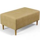 Puff Decorativo Sala De Estar Cléo W01 Pés Palito 90 Cm material sintético Casco Fendi - Lyam Decor