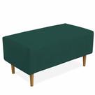 Puff Decorativo Sala de Estar Cléo W01 Pés Palito 90 cm Suede Verde Musgo - Lyam Decor Puff Decorativo Sala de Estar Cléo W01 Pés Palito 90 cm Suede Verde Musgo - Lyam Decor