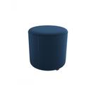 Puff Decorativo Sala Descando Copenhage Premium Veludo Azul Matrix