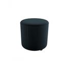 Puff Decorativo Sala Descando Copenhage Premium Veludo Preto Matrix
