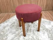 Puff Decorativo Vinho 323 Mona Puff Decorativo Vinho 323 Mona