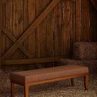 Puff em Linho 100x40cm Requadro Lucia