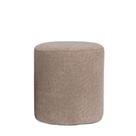 Puff em MDF e Veludo 37,5cm 22759G Mart Puff em MDF e Veludo 37,5cm 22759G Mart