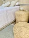 Puff em sisal natural
