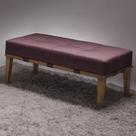 Puff em Veludo 100cm x 42cm x 45cm Livia Puff em Veludo 100cm x 42cm x 45cm Livia