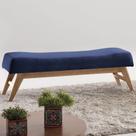 Puff em Veludo 160cm x 40cm x 45cm Horus Puff em Veludo 160cm x 40cm x 45cm Horus