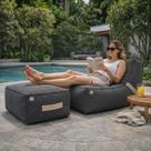 Puff Flutuante com Apoio Good Pufes Levv Outdoor Impermeável para Piscina Jardim Enchimento Pérolas EPS 3mm UV Pet Friendly Conforto Premium Puff Flutuante com Apoio Good Pufes Levv Outdoor Impermeável para Piscina Jardim Enchimento Pérolas EPS 3mm UV Pet Friendly Conforto Premium