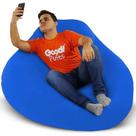Puff Gamer Flex Cor Azul Royal - enchimento de pérolas