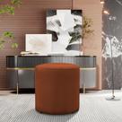 Puff Gentil Viena Linho Veludo Moderno Luxo Puff Gentil Viena Linho Veludo Moderno Luxo