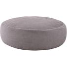 Puff Gigante Almofadão Hiper Soft 140x40cm Home&Cia Cinza