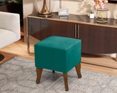 Puff Glamour Azul - Comprar Moveis Em Casa