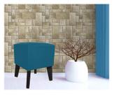 Puff Glamour Azul - Comprar Moveis Em Casa