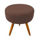Puff helena suede marrom - tf decor