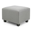 Puff Herval MH4203, Retangular, Cinza Puff Herval MH4203, Retangular, Cinza
