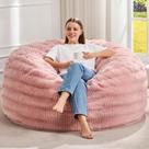 Puff Hobestluk Rosa 112x112x61 cm Espuma Viscoelástica