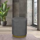 PUFF IAN 40 cm x 45 cm Base Dourado