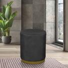 PUFF IAN 40 cm x 45 cm Base Dourado