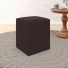 Puff Izar Couro artificial Marrom