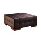 Puff Karen material sintético Preto