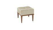 Puff Lara Linho - Bege