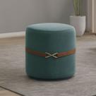 Puff Lyon Decorativo Moderno e Versátil em Veludo Premium Confortável