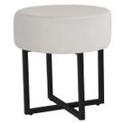 Puff Madrid Base Preta - 44cm X 29cm