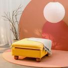 Puff Modular com Pé Bolinha Sôma CabeCasa MadeiraOriginals