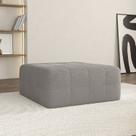 Puff Modular de Espuma Easybox CabeCasa MadeiraOriginals Cinza Claro