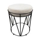 Puff Multiuso com Mesa Babu 2 em 1 Suede Base Preto D'Rossi Puff Multiuso com Mesa Babu 2 em 1 Suede Base Preto D'Rossi