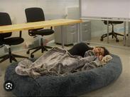 Puff Ninho G de Dormir Grande - Área de Descanso para Sofá Cama Adulto