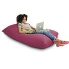 Puff Noah Cor Vinho - Tecido elástico, com pérolas de EPS Puff Noah Cor Vinho - Tecido elástico, com pérolas de EPS