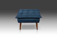 Puff Opala suede Azul Marinho-Modena Decor Puff Opala suede Azul Marinho-Modena Decor