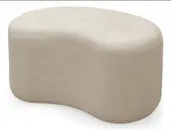 Puff Orgânico 80x45cm Moderno e Elegante Assento Decorativo Confortável para Sala, Quarto e Closet Puff Orgânico 80x45cm Moderno e Elegante Assento Decorativo Confortável para Sala, Quarto e Closet