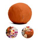 Puff Organizador Infantil para Bichos de Pelúcia Laranja