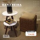 Puff Palha De Bananeira