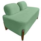 Puff para Quarto Virginia Decorativa 2 Lugares Boucle Verde Musgo Puff para Quarto Virginia Decorativa 2 Lugares Boucle Verde Musgo