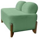 Puff para Quarto Virginia Decorativa 2 Lugares Boucle Verde Musgo Puff para Quarto Virginia Decorativa 2 Lugares Boucle Verde Musgo