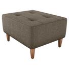 Puff Para Sala 62 Cm Piva Tecido Boucle Marrom Marrom