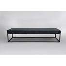 Puff para Sala de Estar Giulia 140 Cm Cinza Puff para Sala de Estar Giulia 140 Cm Cinza