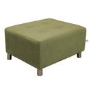 Puff Para Sala Quadrado Decorativo com Pés com Alumínio Nero Granite Castor Matrix