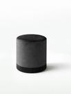 Puff plus decorativo para sala e quarto cinza preto Puff plus decorativo para sala e quarto cinza preto