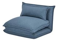 Puff Poltrona Cama Dobravel Flip 3 Em 1 Ate 112kg - Azul Azul Puff Poltrona Cama Dobravel Flip 3 Em 1 Ate 112kg - Azul Azul