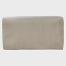 Puff Puf Estofado Tecido Veludo 70X70X40 Suede Gigante Bege