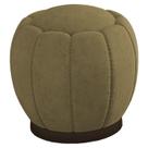 Puff Puf Para Sala Base Metal Chocolate Tull Veludo SL 945 Peer