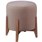 Puff Puf Sala Lhor Veludo Rose RM Puff Puf Sala Lhor Veludo Rose RM