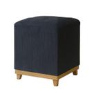 Puff Quadrado Decoração Luxo Sala Quarto Resistente Base de Madeira Maciça Reforçado Luxo Puff Quadrado Decoração Luxo Sala Quarto Resistente Base de Madeira Maciça Reforçado Luxo