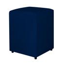 Puff Quadrado Decorativo Para Sala Veludo Azul Marinho - Belliv Decor Puff Quadrado Decorativo Para Sala Veludo Azul Marinho - Belliv Decor